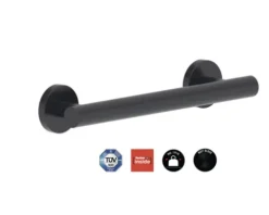 REIKA Comfort Sicherheitsgriff 30 cm schwarz matt