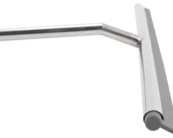 REIKA Duschkabinenabzieher TAMA mit Halter 40 cm grau/edelstahl Halter aus Silikon
