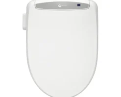 REIKA Premium Dusch-WC-Sitz SANO weiß mit Fernbedienung für Duravit DuraStyle, Grohe Bau, Grohe Euro, Laufen Val, Ideal Standard Connect, Ideal Standard i.life A, Jungborn Two, Cersanit Larga