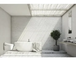 REIKA Premium Dusch-WC-Sitz SANO weiß mit Fernbedienung für Duravit DuraStyle, Grohe Bau, Grohe Euro, Laufen Val, Ideal Standard Connect, Ideal Standard i.life A, Jungborn Two, Cersanit Larga