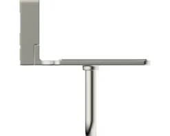 REIKA Toilettenpapierhalter Ovaro mit Ablage magnetisch edelstahl matt ohne Montageplatte