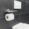 REIKA Toilettenpapierhalter SAKU mit Ablage chrom glänzend