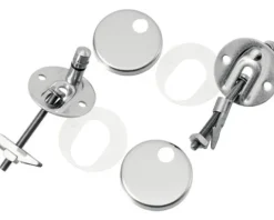 REIKA WC-Sitz MINO weiß Scharniere edelstahl mit Absenkautomatik und Quick&Clean universell passend