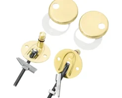 REIKA WC-Sitz MITO schwarz matt Scharniere messing gebürstet mit Absenkautomatik und Quick&Clean für Jungborn Donella, Jungborn Two, Laufen Pro, Villeroy & Boch O.novo