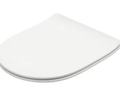 REIKA WC-Sitz MITO weiß Scharniere edelstahl mit Absenkautomatik und Quick&Clean für Jungborn Donella, Jungborn Two, Laufen Pro, Villeroy & Boch O.novo