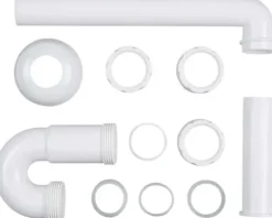 Röhrensiphon Kunststoff 1 1/4" x 32 mm weiß