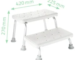 RIDDER Tritthocker Sam stufig weiß