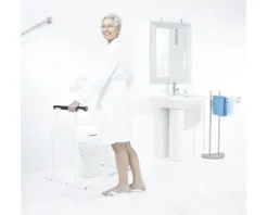 RIDDER Mobile WC-Aufstehhilfe SAM mit Ablagekorb weiß