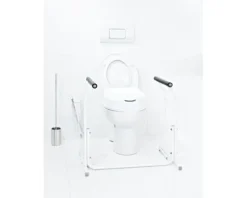 RIDDER Mobile WC-Aufstehhilfe SAM mit Ablagekorb weiß