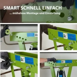 Rohrbiegemaschine hydraulisch 12t Presskraft 6 Matritzen 90° Biegewinkel Rohrbieger Rohrbiegegerät