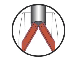 Rohrentgrater Virax Innen-/Außen für Kupfer und PVC Ø 6 bis 40 mm