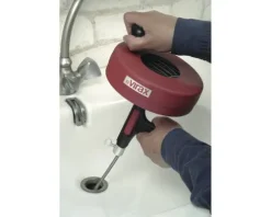 Rohrreiniger Virax mit Trommel Ø 6,4 mm, Länge 7,5 m