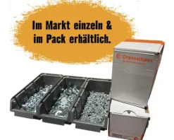Rohrschelle 3/4" verzinkt, 100 Stück