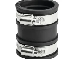Rohrverbinder flexibel Kunststoff schwarz 32 mm - 40 mm