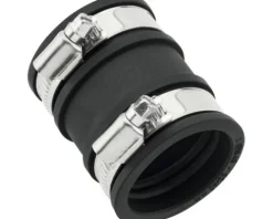 Rohrverbinder flexibel Kunststoff schwarz 32 mm - 40 mm