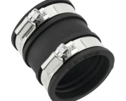 Rohrverbinder flexibel Kunststoff schwarz 42 mm - 50 mm