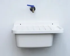 Rost für Ausgussbecken 60 cm Kunststoff weiß