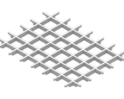 Rost für Ausgussbecken 60 cm Kunststoff weiß
