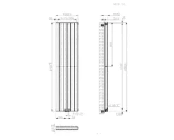 Rotheigner Designheizkörper Classic 1800x456 mm weiß