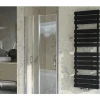 Rotheigner Designheizkörper STRIPE 1510 x 500 mm schwarz matt Anschluss Mittig unten