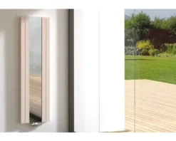 Rotheigner Designheizkörper MIRROR 1800 x 514 mm beige Anschluss Mittig unten