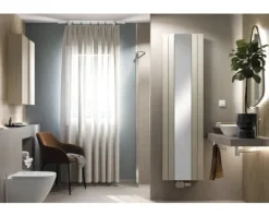 Rotheigner Designheizkörper MIRROR 1800 x 514 mm beige Anschluss Mittig unten