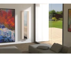 Rotheigner Designheizkörper MIRROR 1800 x 514 mm beige Anschluss Mittig unten