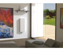 Rotheigner Designheizkörper PANEL 1000 x 366 mm weiß Anschluss Mittig unten