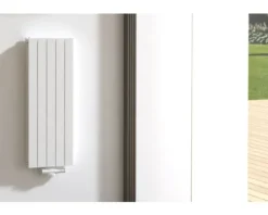 Rotheigner Designheizkörper PANEL 1000 x 366 mm weiß Anschluss Mittig unten