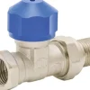 Rotheigner Thermostatventil-Unterteil Durchgangsform 1/2 Zoll nickel