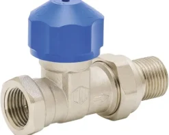 Rotheigner Thermostatventil-Unterteil Durchgangsform 1/2 Zoll nickel