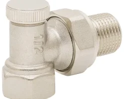 Rotheigner Rücklaufverschraubung 1/2 Zoll Eckform nickel
