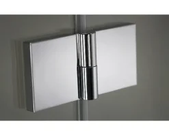 Runddusche 4-teilig Schulte MasterClass R550 80x80 cm Klarglas Profilfarbe chrom Scharnier eckig