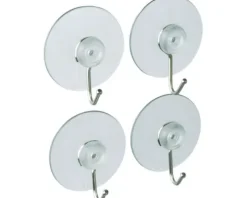 Saughaken Nickel transparent 4er