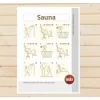 Sauna Baderegel Weka mit wasserdampf und wetterfester Tafel