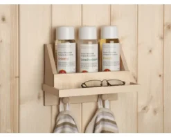 Sauna Konzentrat-Set Weka mit Regal und 3 Duftnoten a 250 ml