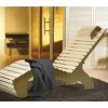 Sauna Wellness-Komfortliege Weka 163,5x64x93,5 cm aus Holz ergonomisch inkl. Saunatuch