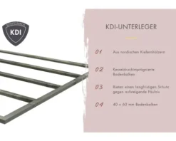 Saunahaus Karibu Andale 2 Express inkl. 9 kW und integrierter Steuerung mit Holztüre und Isolierglas Klarglas terragrau