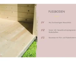 Saunahaus Karibu Talos 0 inkl. 9 KW Ofen u.ext.Steuerung und Holztür und Isolierglas