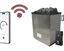 Saunaofen Karibu 9 kW mit externe Steuerung Wifi