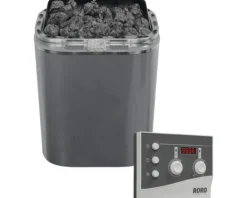 Saunaofen-Set Roro ABN2 9 kW mit ext. Steuerung