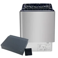 Saunaofen Thermolux 9KW Gunmetal – Touch/Digital Controller