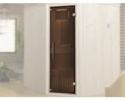 Sauna Türelement Weka mit klarglas Ganzglastüre 1740x510x67 mm