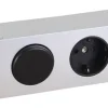 Schalter/Steckdose Kombination Sanox chrom
