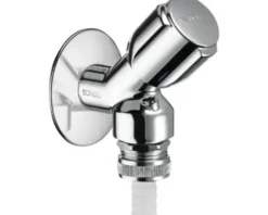 SCHELL Geräteschrägsitzventil COMFORT RV 1/2" AG Rückflussverhinderer Rohrbelüfter Fettkammeroberteil chrom 033920699