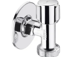 SCHELL Platzsparendes Maschinenventil Comfort 1/2" x 3/4" chrom glänzend 054400699