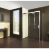 Schiebetür für Seitenwand Breuer Panorama Soft&Silent 120 cm Anschlag links Klarglas Profilfarbe chrom