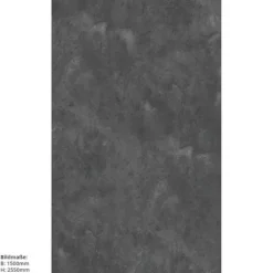 Schiefer, 150x255cm, fugenlose Wandpaneele aus Alu-Verbund 3mm, Duschrückwand