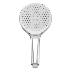 SCHÖNER WOHNEN-Kollektion Handbrause GLAIA, Chrom, wassersparender Duschkopf rund, Duschbrause mit 3 Strahlarten