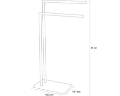 Sealskin Handtuchständer Tube Metall weiß